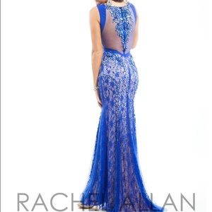 Blue prom dress